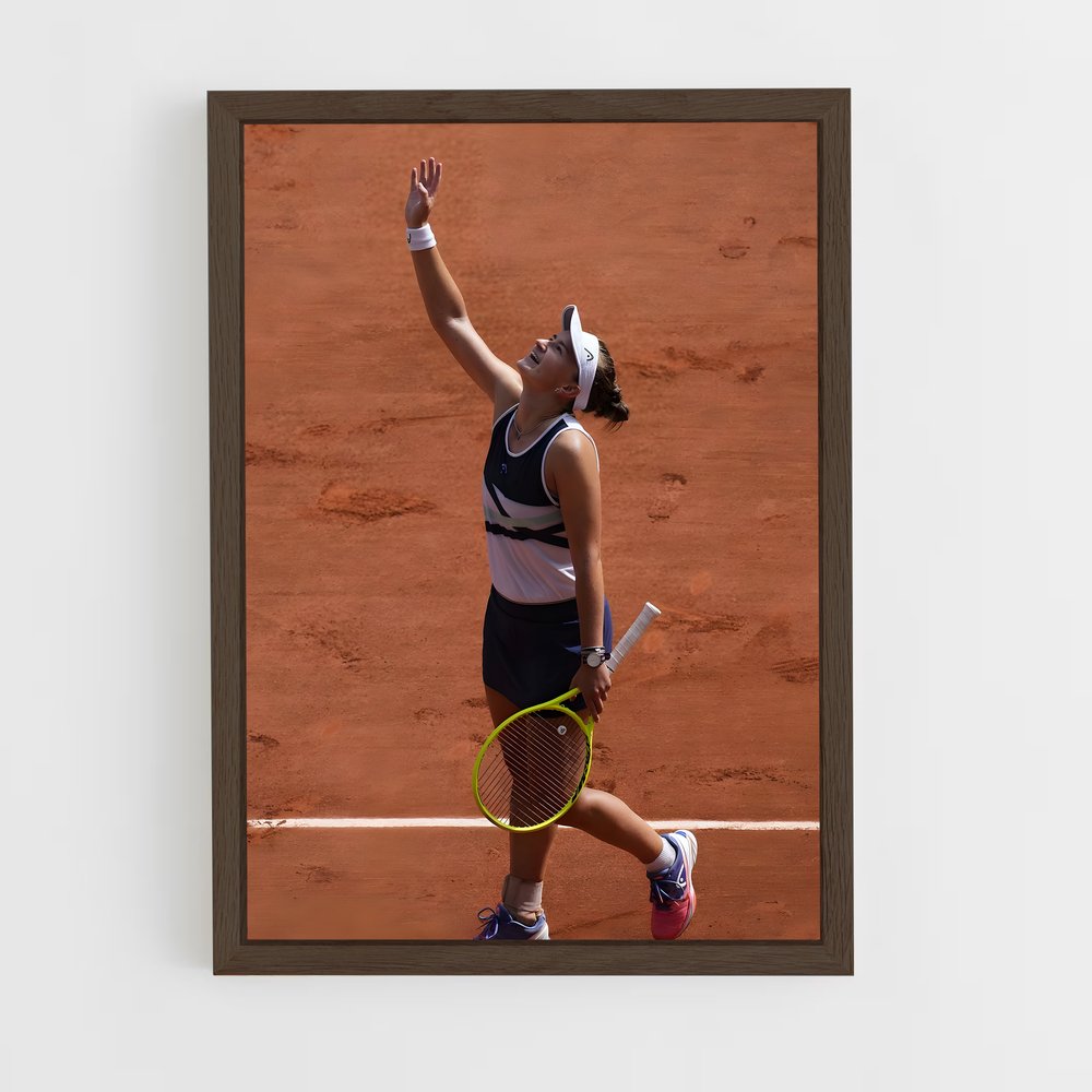 Poster Barbora krejcikova racquet – affiche Tennis (vue 5)